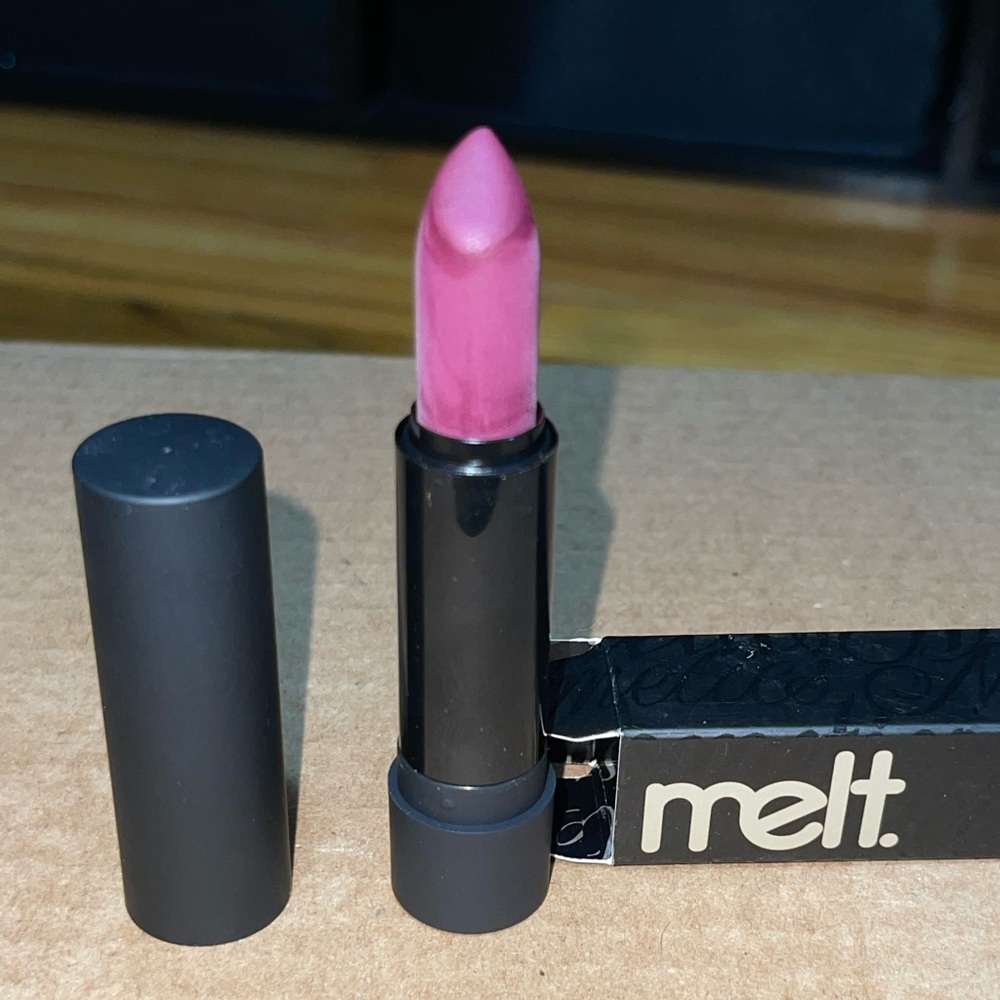 Melt Cosmetics lipstick dark room swatched